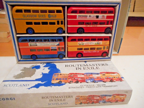 Corgi routemasters exile - in,