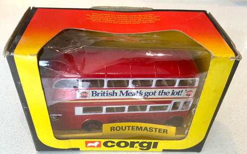 Corgi bus british meats - "british,