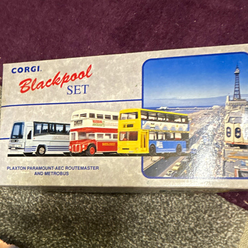 Corgi blackpool set - blackpool, diecast