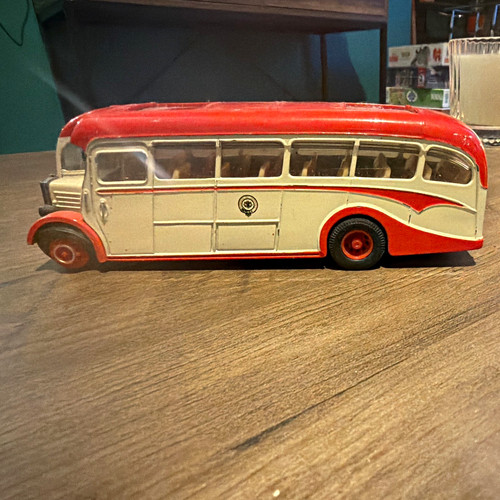 Corgi diecast bus model red - model, &